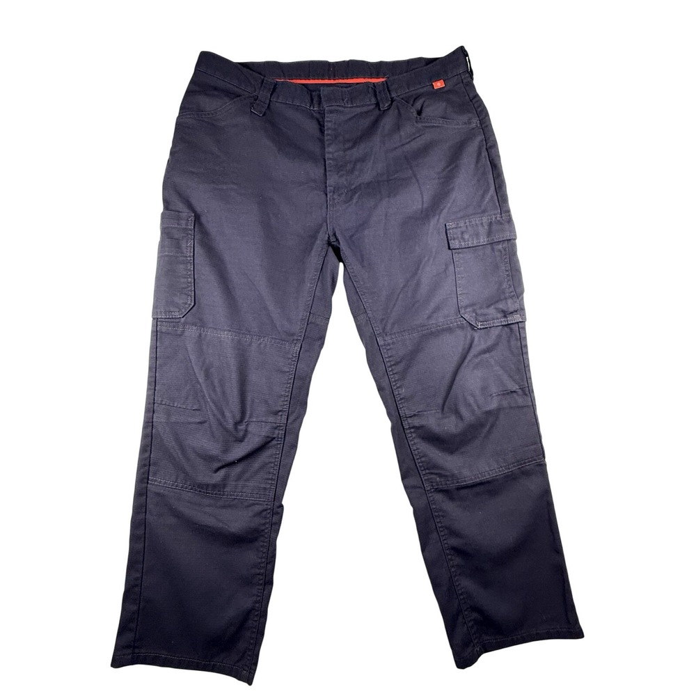 Bulwark FR Cargo Pants 40x30 (38x29) Blue Workwear NFPA CAT 2 Arc 2112